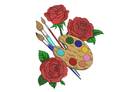 Artist Palette Roses for Etsy Sellers