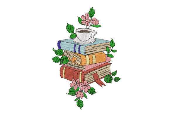 Books Coffee Floral Review