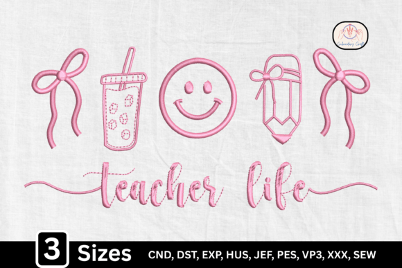 Bow Pencil Funny Teacher Life