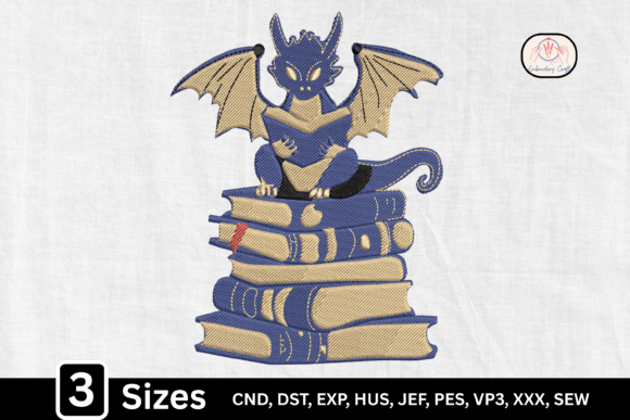 Fantasy Dragon Reading Book