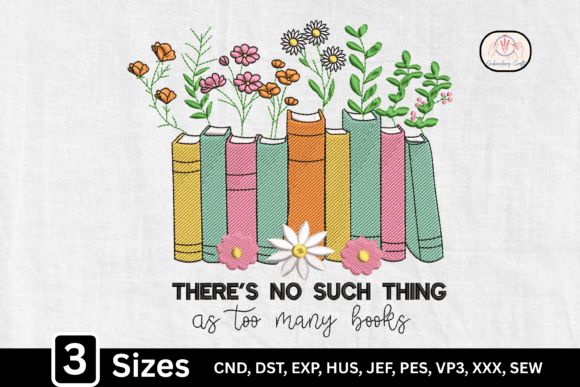Floral Bookshelf, Book Lover