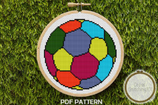 Football Modern Cross Stitch Pattern