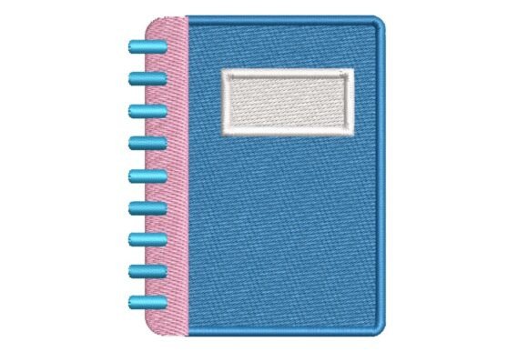 Spiral Notebook Embroidery Design