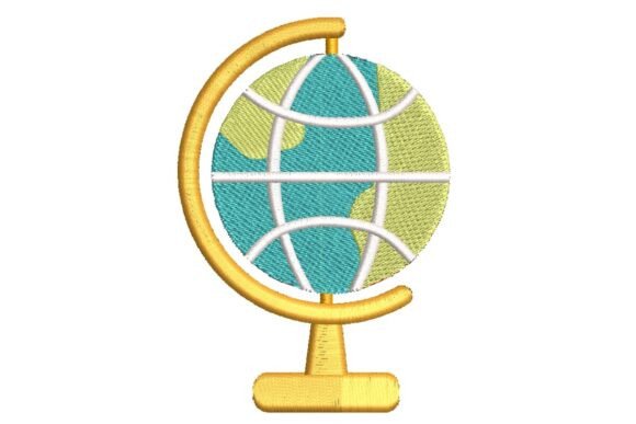 Stylized World Globe