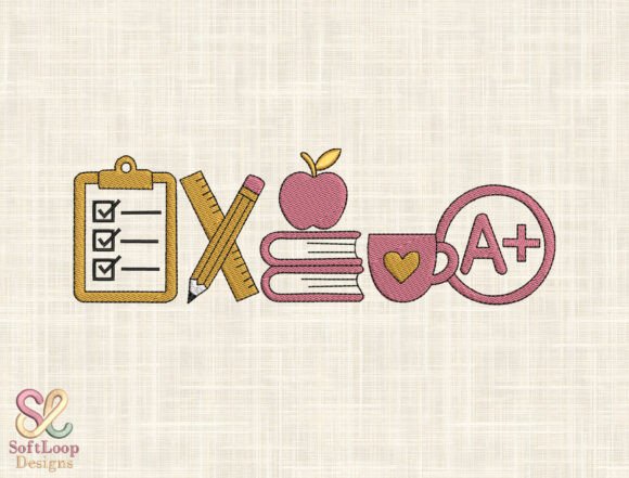 Teacher Appreciation Embroidery File